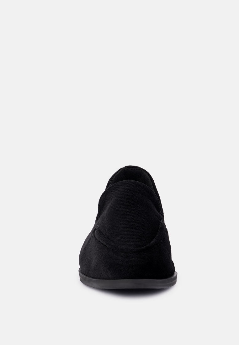Luxe-Lap Velvet Handcrafted Loafers - Glamourous Grace