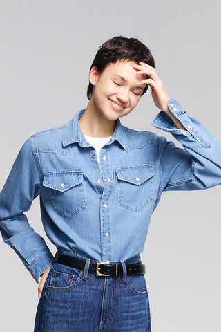 The Freeway Classic Western Shirt HJ908 - Glamourous Grace