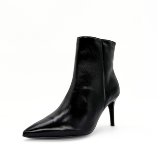 Jennifer Shiny Leather Booties