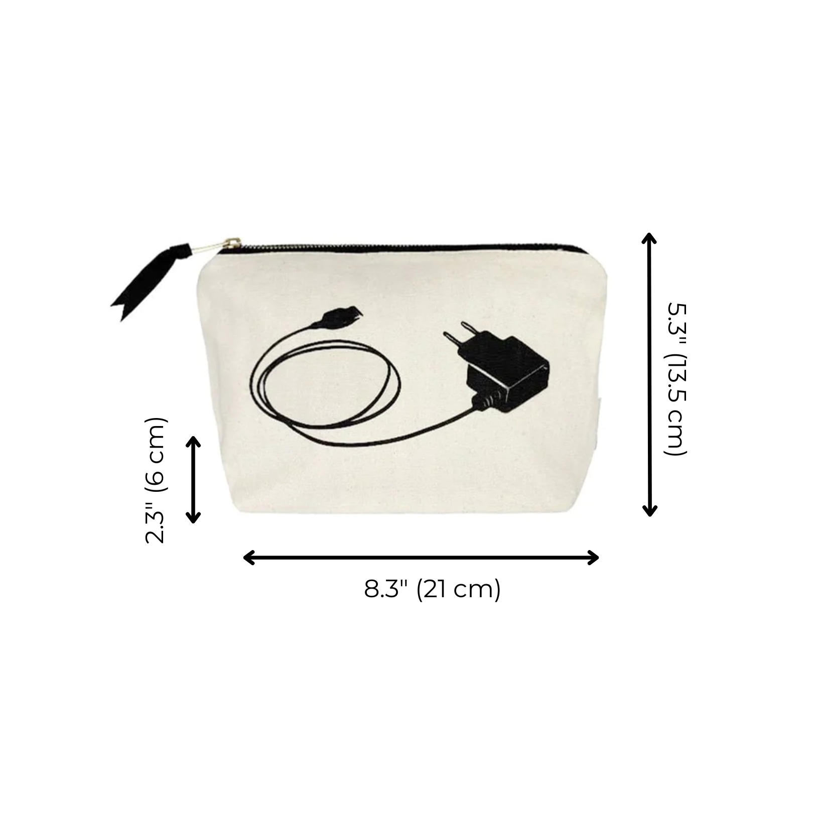 Charger Pouch – Cream - Glamourous Grace