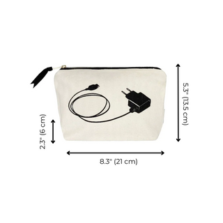 Charger Pouch – Cream - Glamourous Grace