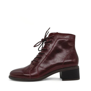 Lazor Lace Up Booties - Glamourous Grace