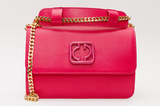 The Maneadero Fuchsia Leather Handbag