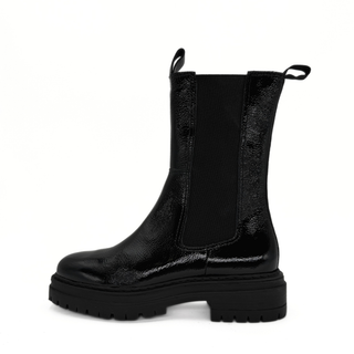 Sherry Patent Lugsole Booties