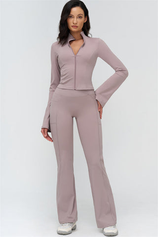 The BoldFit Jacket Flared Leggings 2-Piece Set