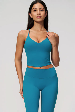 The Zura Tank Top Flared Leggings 2-Piece Set