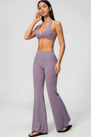 The Lox Sports Bra Flared Leggings 2-Piece Set