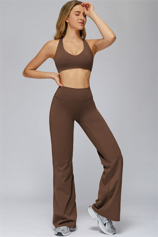 The FlexCore Sports Bra Flared Leggings 2-Piece Set
