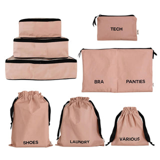 BA Travel Set, 8-pack – Pink/Blush - Glamourous Grace