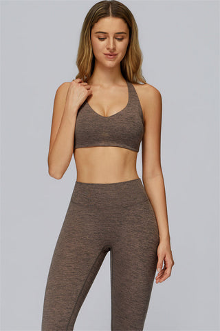 The Radiance Racerback Sports Bra Leggings 2-Piece Set