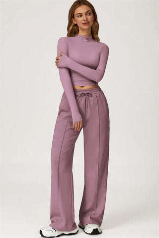The Motion Crop Top Sweatpants 2-Piece Set