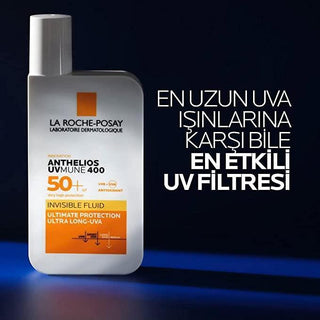 La Roche Posay Anthelios UVMUNE 400 Invisible Fluid Sunscreen SPF50+ 50ml - Glamourous Grace