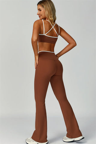 The Quest Sports Bra Flared Leggings 2-Piece Set