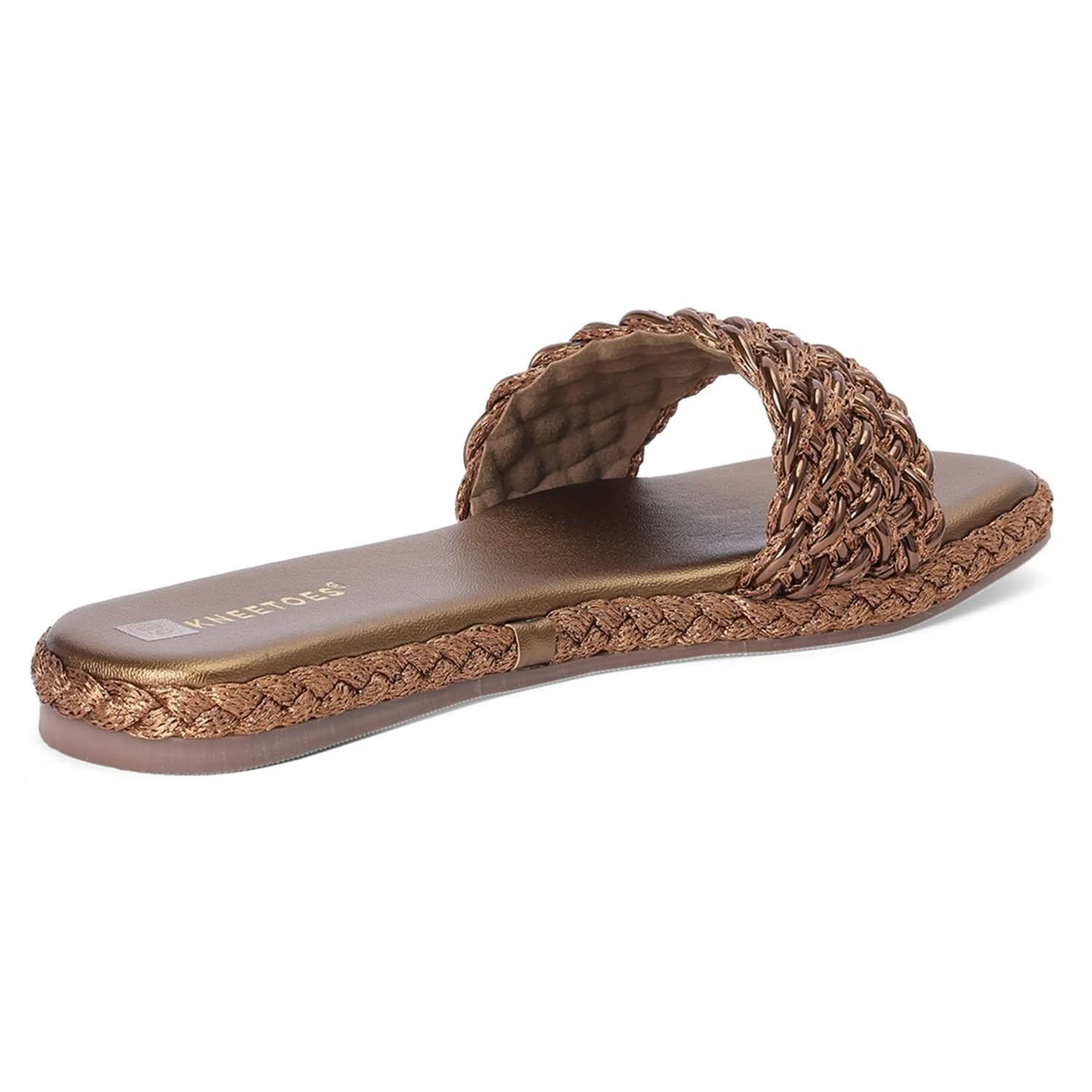Lyra - Bronze Slip-Ons - Glamourous Grace
