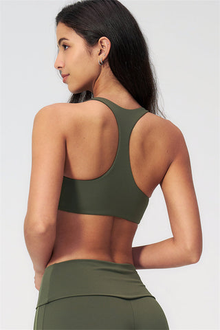 The Evoke Racerback Sports Bra Shorts 2-Piece Set