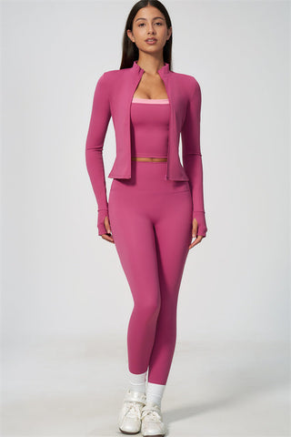 The Seraphine Jacket Tank Top Leggings 3-Piece Set