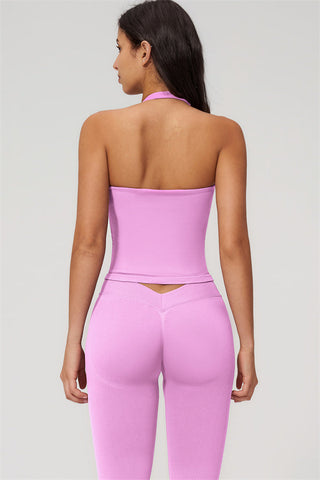 The Empower Halter Crop Top