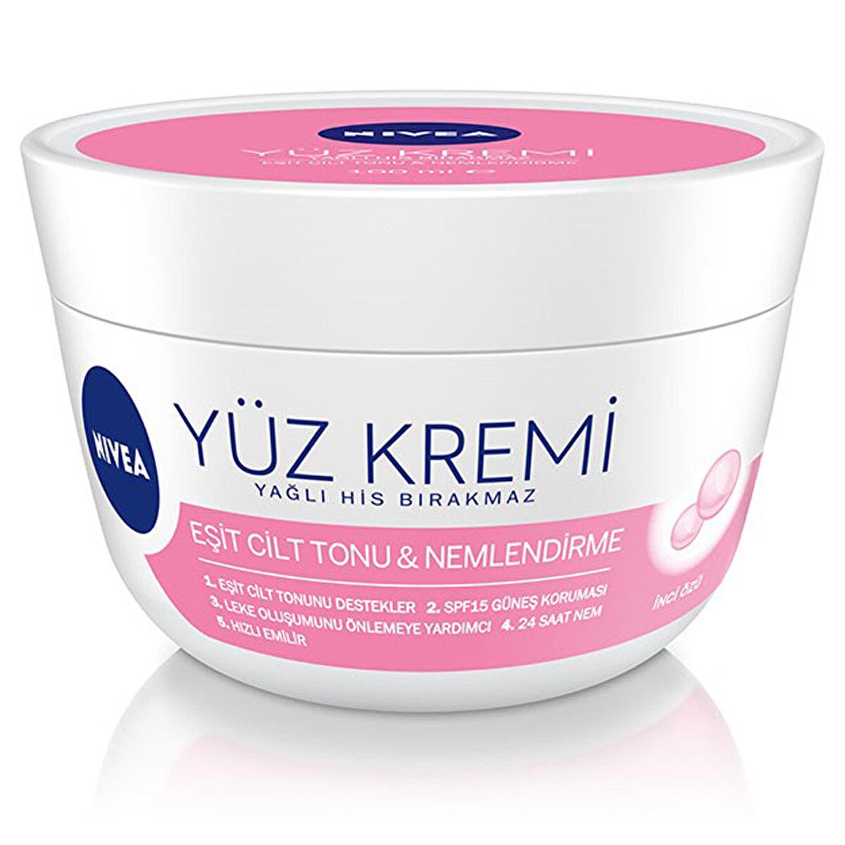Nivea Facial Moisturizer: Skin Tone Evening Cream with Pearl Extract & SPF 15 - 24 Hour Hydration, Dark Spot Prevention - Glamourous Grace