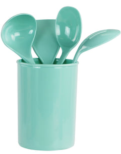 6pc Utensil Set, Seafoam