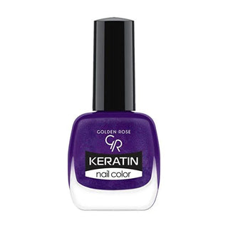 Golden Rose Keratin Nail Polish - Long-Lasting Color, Nourishing Keratin Formula - Golden Rose Oje Keratin Nail Color No:68 - Glamourous Grace