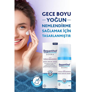 Bepanthol Derma Intensive Moisturizing Night Cream 50ml - Hydrating Formula - Glamourous Grace