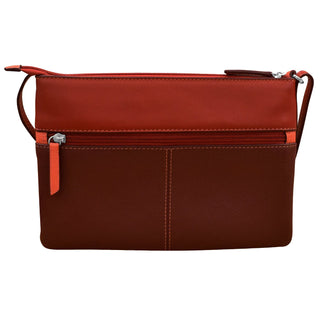 Double Zip Multi Color Crossbody
