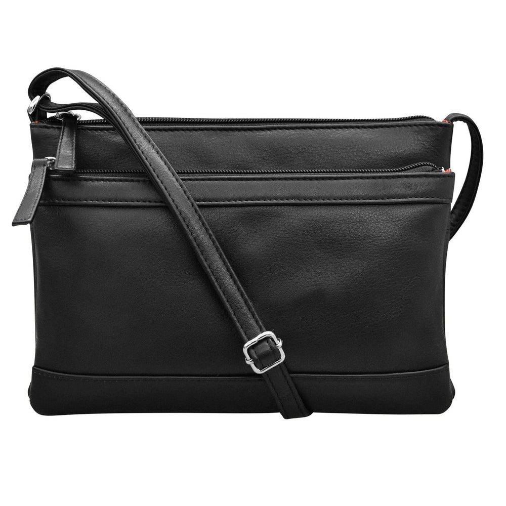 Double Zip Multi Color Crossbody