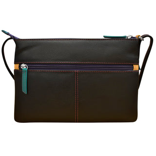 Double Zip Multi Color Crossbody
