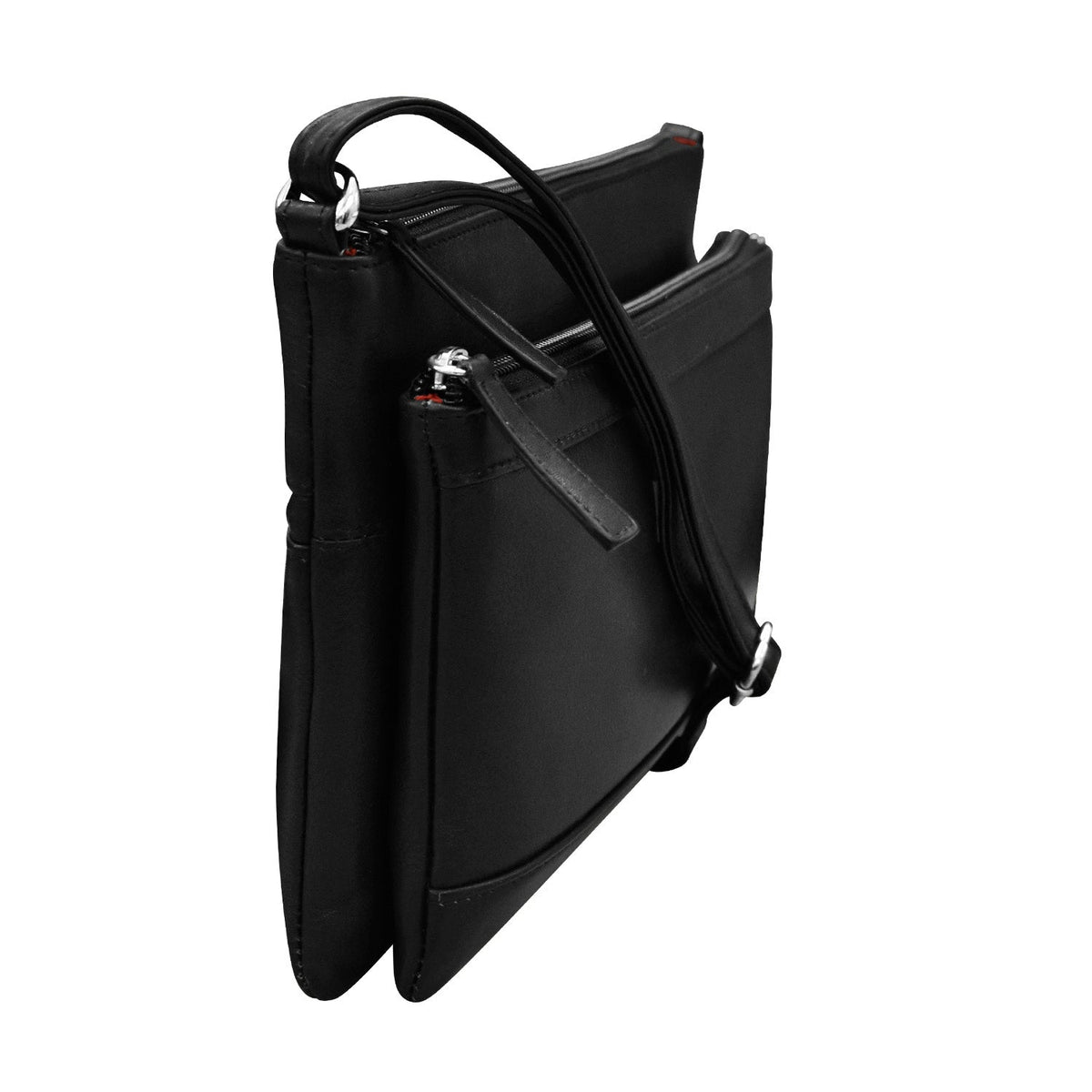 Double Zip Multi Color Crossbody