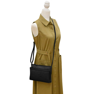 Double Zip Multi Color Crossbody
