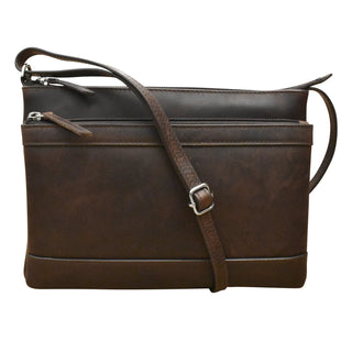 Double Zip Multi Color Crossbody