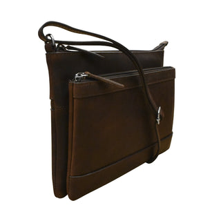 Double Zip Multi Color Crossbody