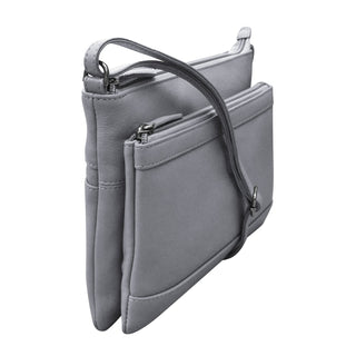 Double Zip Multi Color Crossbody