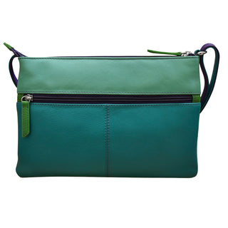 Double Zip Multi Color Crossbody