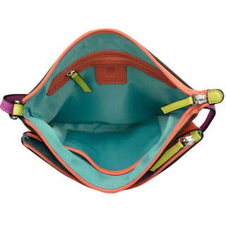 Double Zip Multi Color Crossbody