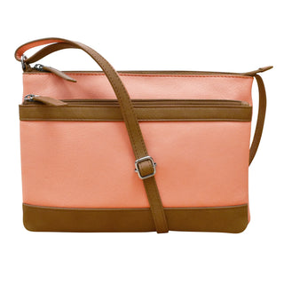 Double Zip Multi Color Crossbody