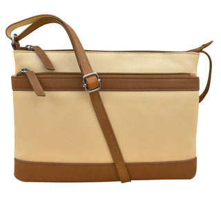 Double Zip Multi Color Crossbody