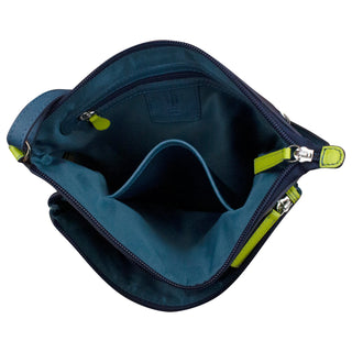 Double Zip Multi Color Crossbody