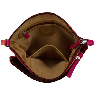 Double Zip Multi Color Crossbody