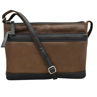 Double Zip Multi Color Crossbody