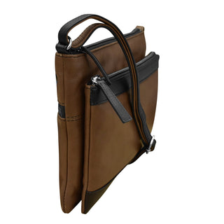Double Zip Multi Color Crossbody