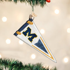 Michigan Pennant Ornament