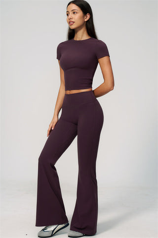 The Zura T-shirt Flared Leggings 2-Piece Set