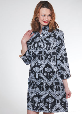 Sag Harbor Dress Black with Buckles - Glamourous Grace