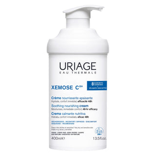 Uriage Uriage Xemose Lipid Replenishing Cream 400ml - Moisturizing Cream for Dry Skin, Hydrating Face & Body Cream for Babies & Adults - Glamourous Grace