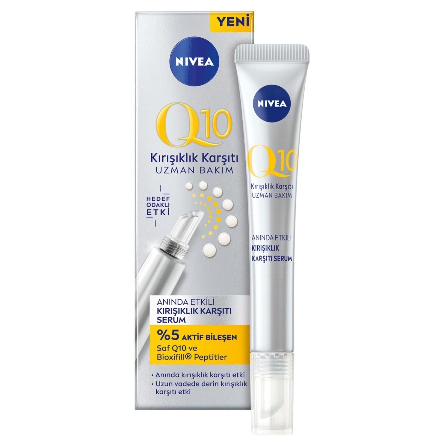 Nivea Q10 Wrinkle Care Serum - Anti-Aging Formula | 0.5 fl oz - Glamourous Grace