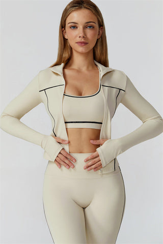 The Venus Zip Top Leggings 2-Piece Set
