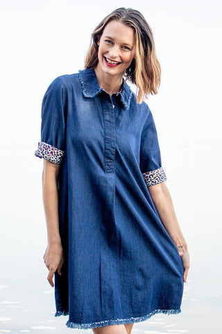 Hyannis Dress Denim - Glamourous Grace