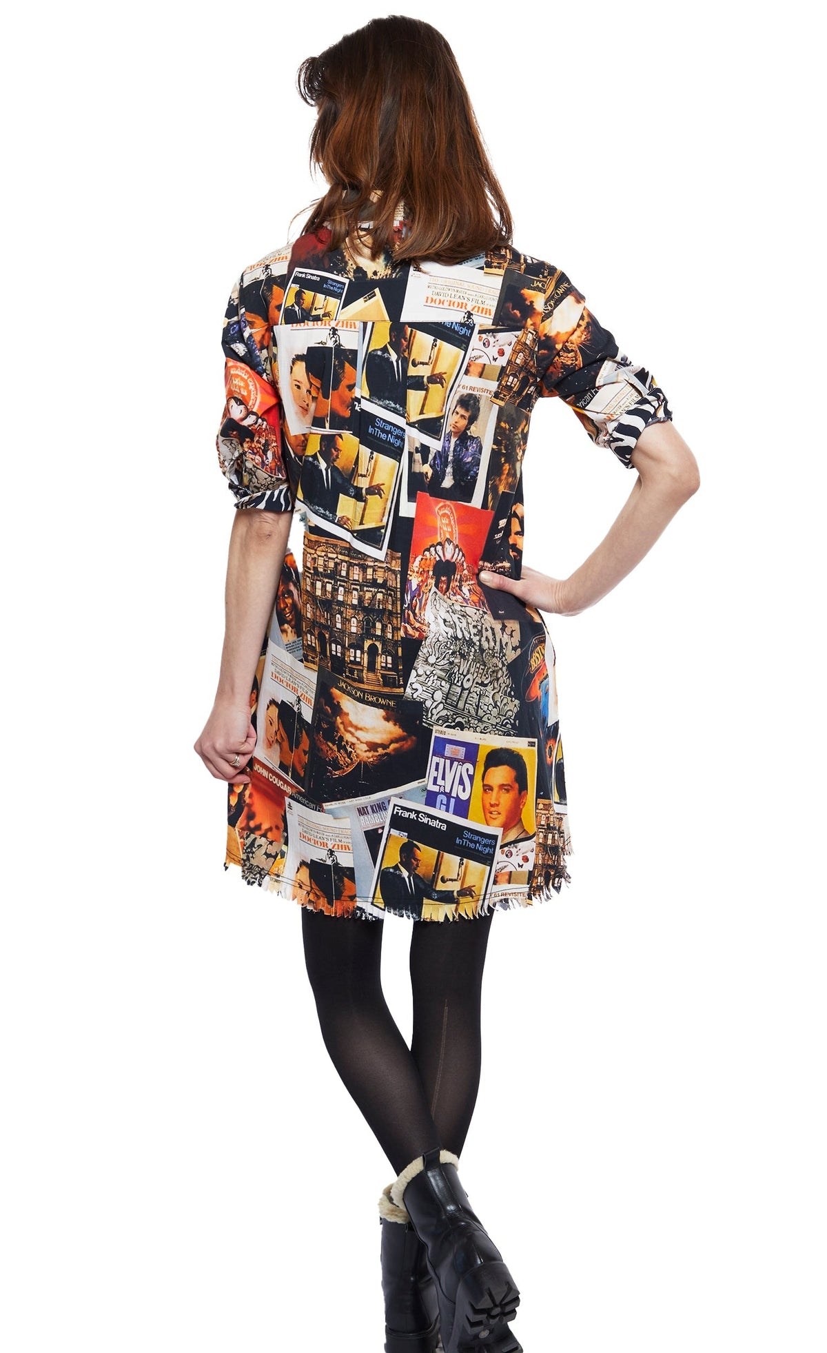 Chatham Dress Rock And Roll Print - Glamourous Grace