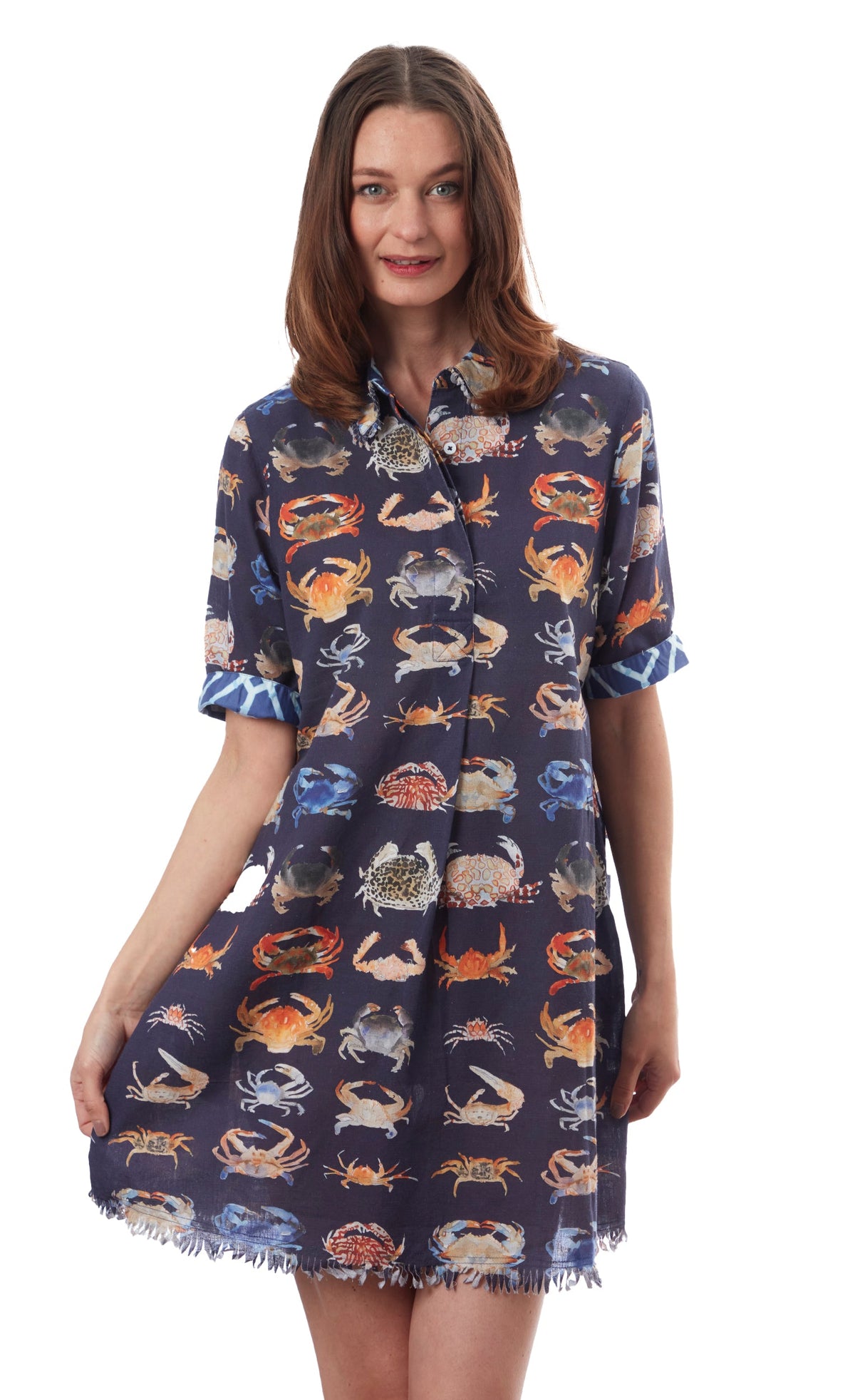 Chatham Dress Crab Print - Glamourous Grace